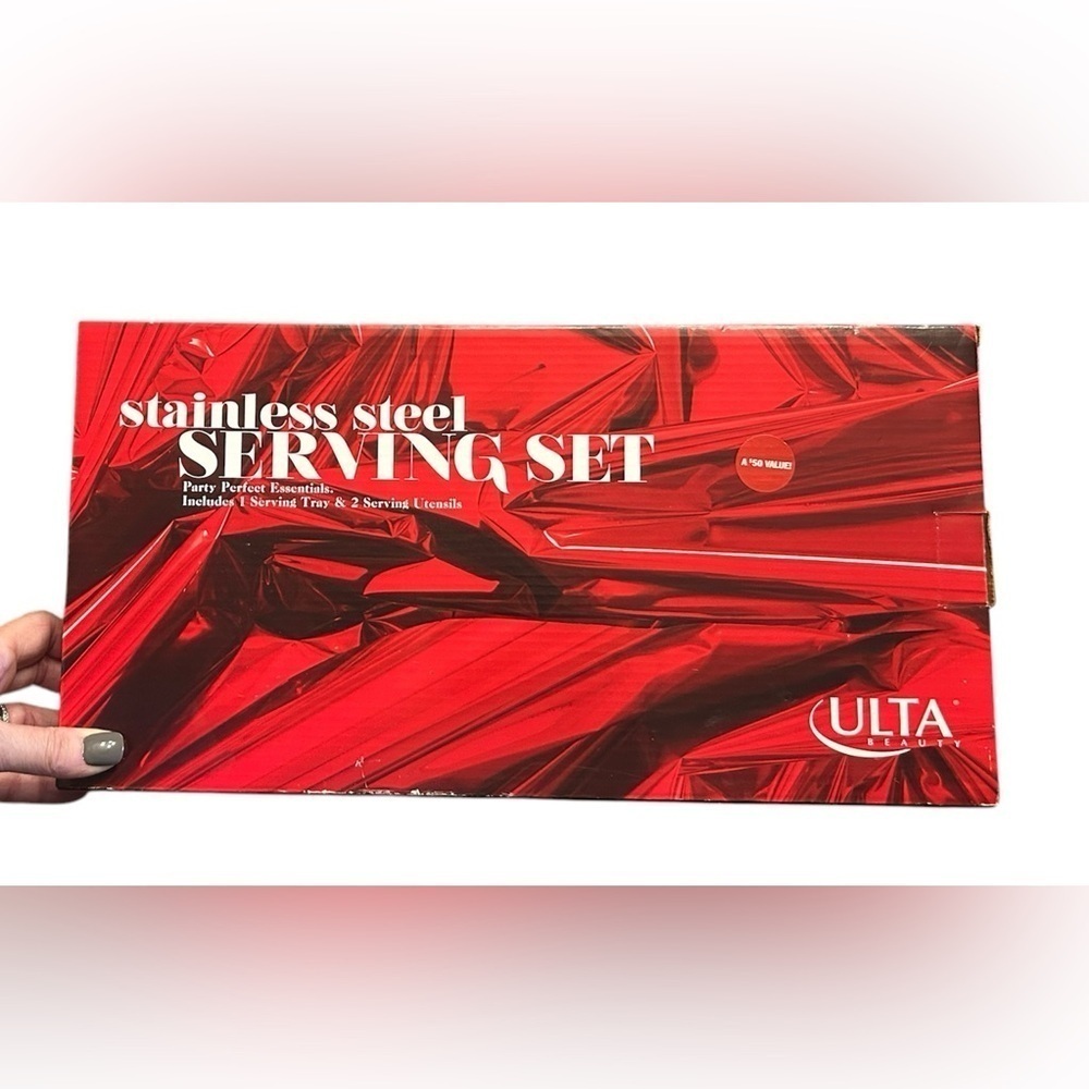 NIB Ulta Stainless Steel Serving Set